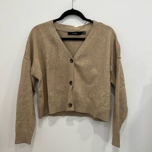 VERA MODA caramel cardigan size L